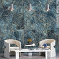 Gloss Blue Atlantic Marble Effect 1200mm x 600mm (Pack Of 2)