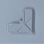 S6010 - Outside Plastic Mitered ScreenCorner for 1 inch Frame