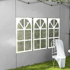 Gazebo Side Panels for 3x3(m) or 3x4(m) Pop Up Gazebo, 2 Pack Sides Replacement, Grey