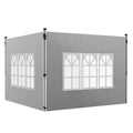 Gazebo Side Panels for 3x3(m) or 3x4(m) Pop Up Gazebo, 2 Pack Sides Replacement, Grey