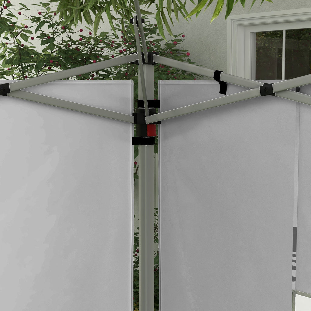 Gazebo Side Panels for 3x3(m) or 3x4(m) Pop Up Gazebo, 2 Pack Sides Replacement, Grey
