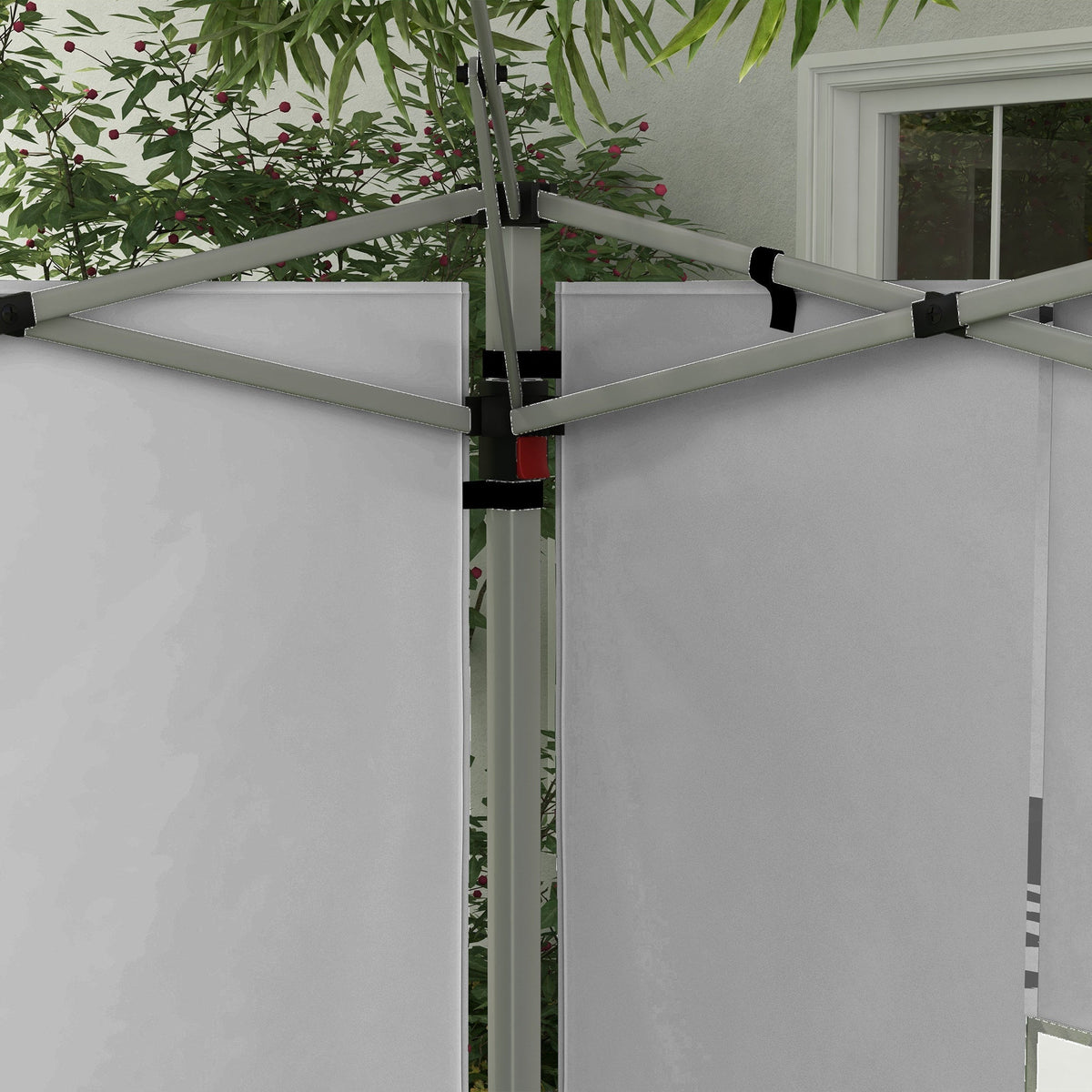 Gazebo Side Panels for 3x3(m) or 3x4(m) Pop Up Gazebo, 2 Pack Sides Replacement, Grey