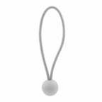 Grey S-Grade Tarpaulin with 20 x 6" Bungee Balls (White)