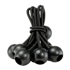 Bungee Ball Mix Black 6" 8” 10" Pack of 30