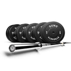 Black Bumper Plate & Bar Sets