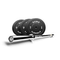 Black Bumper Plate & Bar Sets