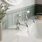 Claremont Topaz Lever Basin Pillar Taps