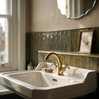 Claremont Topaz Hexagonal Collar Mono Basin Mixer Tap with Pop Up Waste