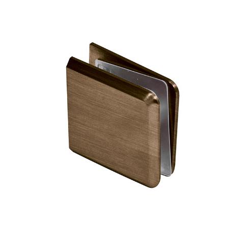 CRL Beveled Hole-in-Glass Style Wall Mount Heavy-Duty Glass Clamp