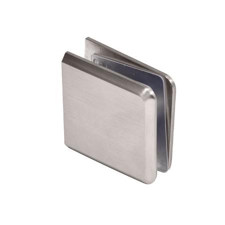 CRL Beveled Hole-in-Glass Style Wall Mount Heavy-Duty Glass Clamp