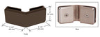 CRL Beveled 135° Glass-to-Glass Clamp