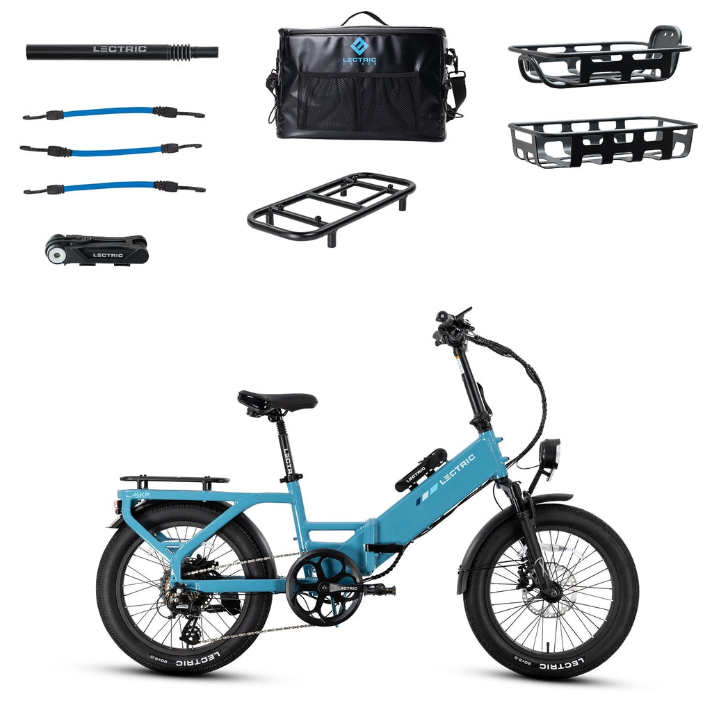 XP4 750 Step-Thru Raindrop Blue - World Car-Free Bundle