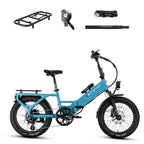 XP4 750 Step-Thru Raindrop Blue - World Car-Free Bundle