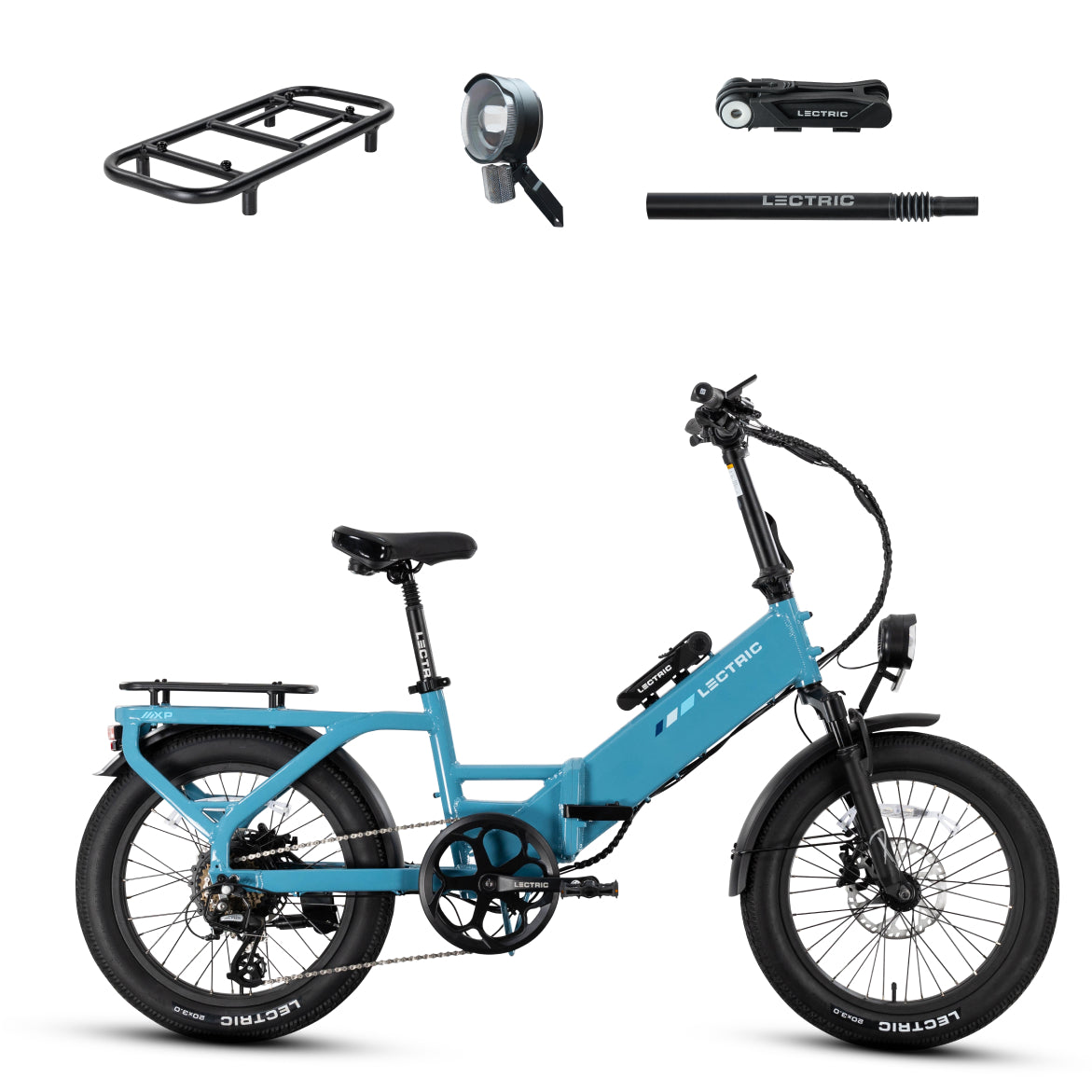 XP4 750 Step-Thru Raindrop Blue - World Car-Free Bundle