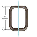 CRL 6" BM Series Back-to-Back Handle Without Metal Washers