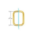 CRL 6" BM Series Back-to-Back Handle Without Metal Washers