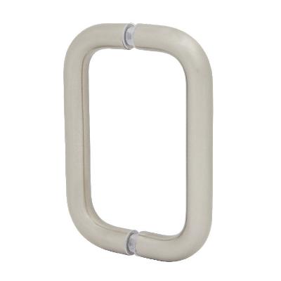 CRL 6" Back-to-Back Solid Brass 3/4" Diameter Pull Handles Without Metal Washers