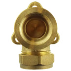 Wall Mount Copper Pipe 22mm 3/4" BSPF
