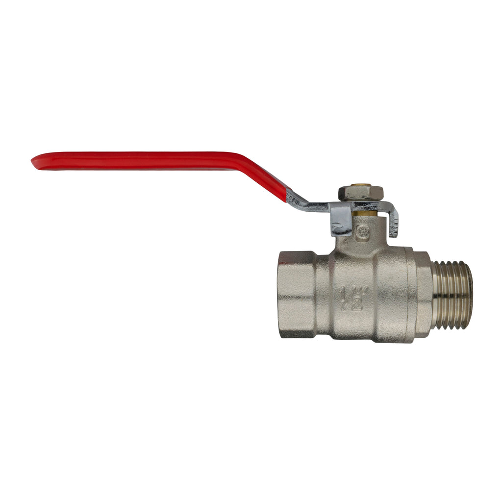 IBC 2” S60X6 Cap with Lever Valve and Brass Compression Elbow ½” BSP – 15mm