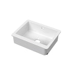 Inspire Single Bowl Overmount Butler Sink - White