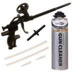 Heavy Duty Teflon PU Foam Gun + Cleaner