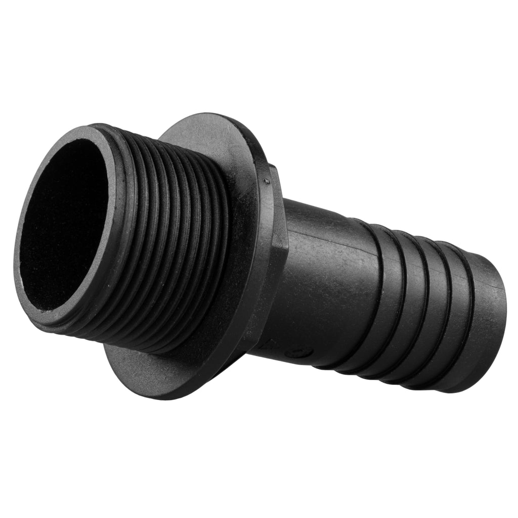Tank Connector with Washer & Nut 1/2" BSPM - 1/2" Barb