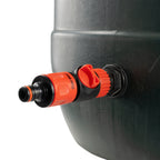 ¾” BSP Water Butt Fitting with Valve and Quick Connect Outlet