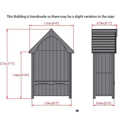 Balsam Arbour - 4ft x 2ft (Pressure Treated)