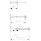 Bathurst Bath Leg Set