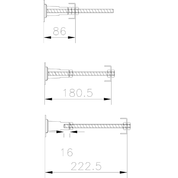 Bathurst Bath Leg Set