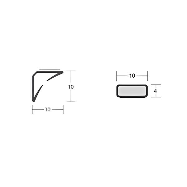 Lorient Batwing & Fire Seal Pack - 10mm x 10mm
