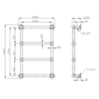 Sophia Wall Mounted Towel Rail