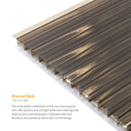 35mm Bronze/Opal Polycarbonate Cut-to-Size