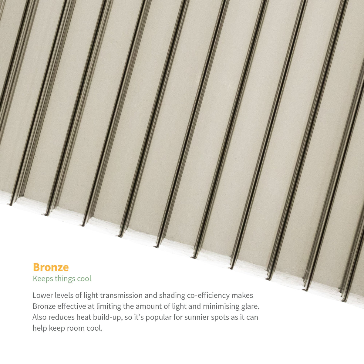 10mm Bronze Polycarbonate Cut-to-Size