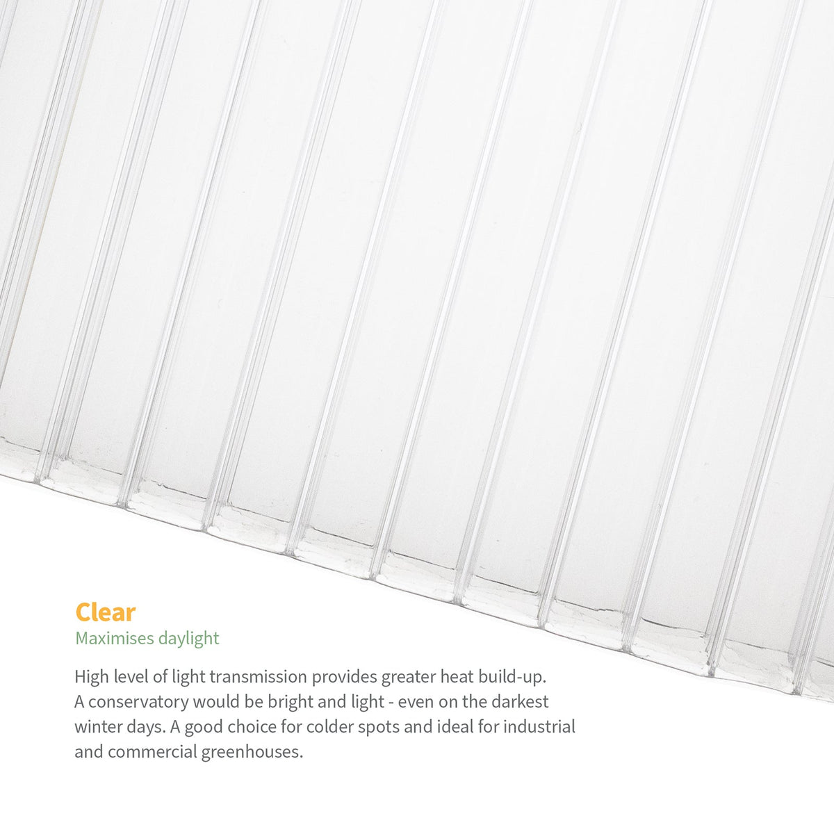 25mm Clear Polycarbonate Cut-to-Size