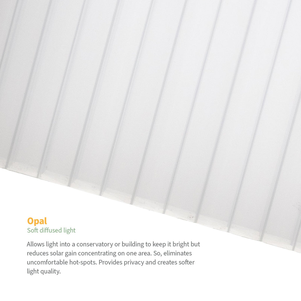 35mm Opal Polycarbonate Sheet Cut-to-Size