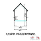 Blossom Arbour - 4ft x 2ft (Pressure Treated)