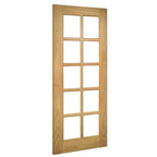 Bristol Oak Unfinished Bevelled Glaze Internal Door - All Sizes