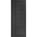 Brixton Black Prefinished Internal Door - All Sizes