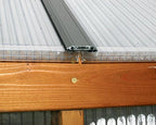 Brown Aluminum Bar Cap with Rubber Gaskets