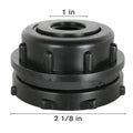 Polypro Threaded Bulkhead Fitting - 1" FPT x 1" FPT