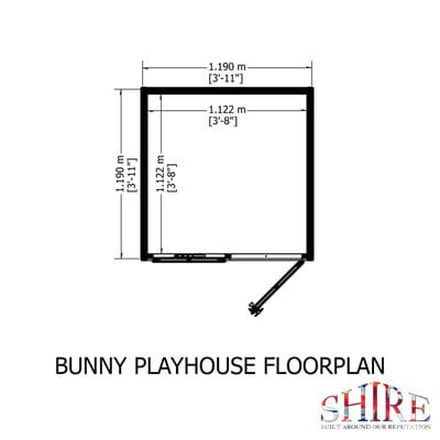 Bunny Playhouse - All Sizes