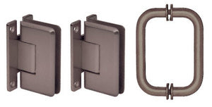 CRL Cologne 037 Hinge and Shower Pull Handle Set