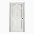 C66 6-Panel MDF Prehung Interior Door with Raised Panel Ovolo Sticking