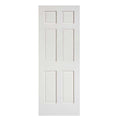 6 Panel Primed MDF Interior Door Slab with Raised Panel Ovolo Sticking