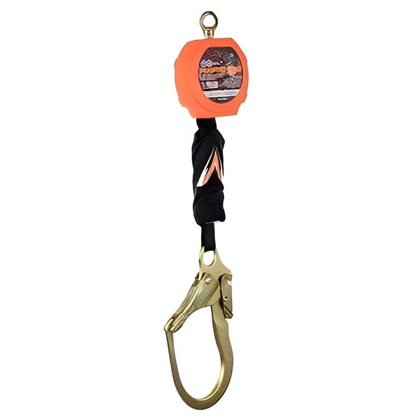 Pygmy Hog 11 ft Web Self Retracting Lifeline With Snap/Peri/Rebar Hooks