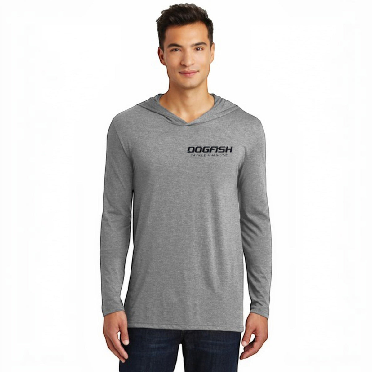 Dogfish Long Sleeve Hooded Micro Octopus Logo