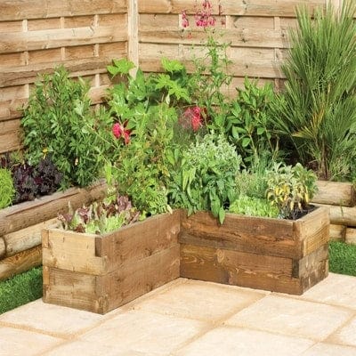 Forest Caledonian Corner Raised Bed