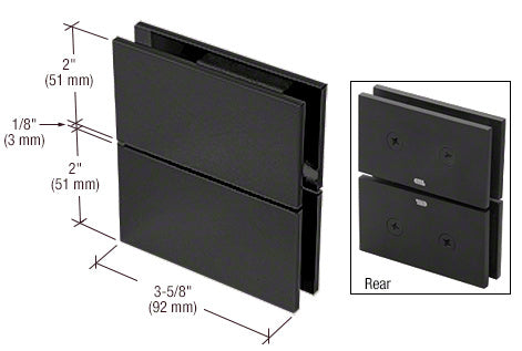 CRL Cardiff Series Glass-to-Glass Mount Hinge