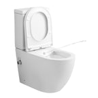Zenith Close Coupled Toilet with Soft Close Seat, Cistern & Built-in Bidet - White